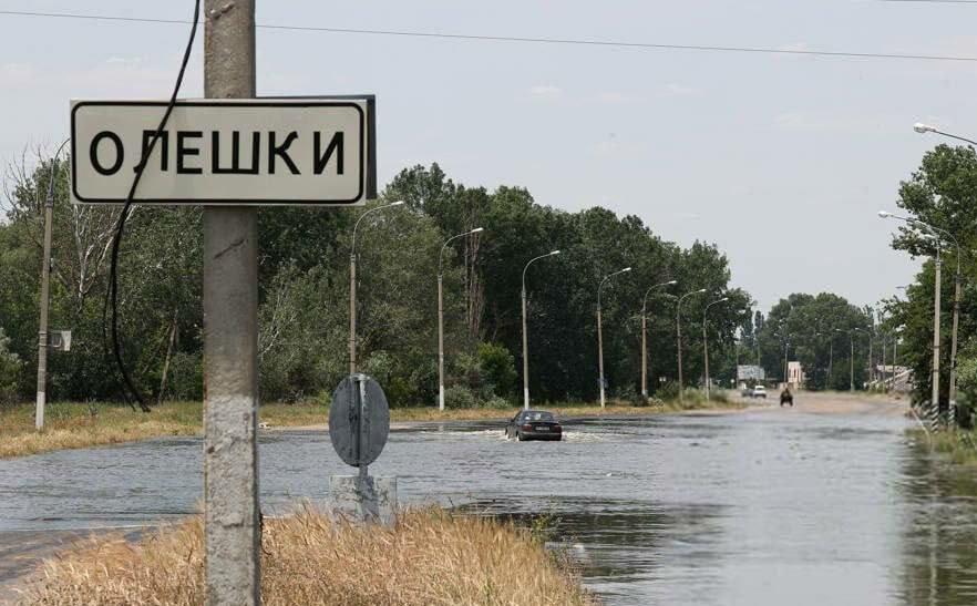 Після підриву Каховської ГЕС з Олешок росіяни не евакуювали нікого, зокрема й тих, хто мали паспорти РФ — Нікітенко