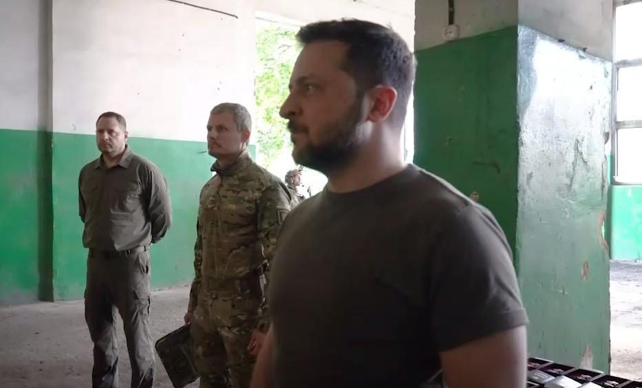 Зеленський відвідав бердянський напрямок