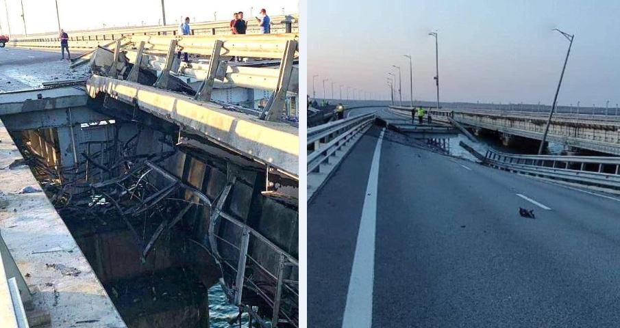 Кримський міст пошкодили СБУ та ВМС — ЗМІ із посиланням на джерела