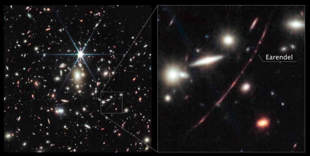 Телескоп «Джеймс Вебб» показав найвіддаленішу зірку Всесвіту, про яку відомо людству