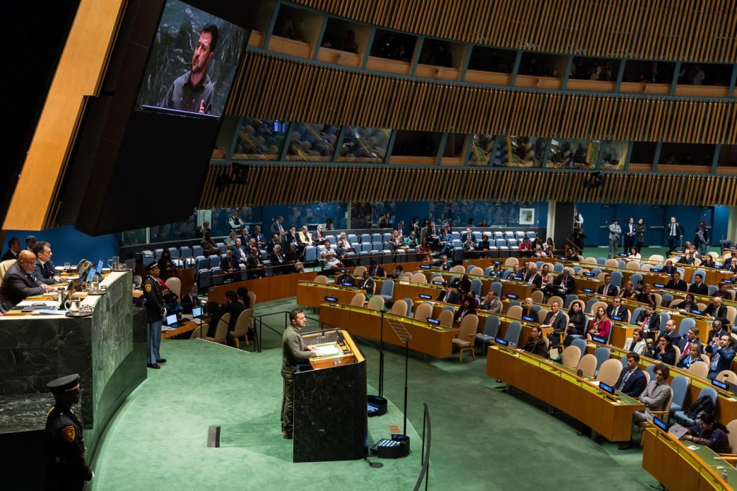 Під час виступу на Генасамблеї ООН Зеленському не вдалося показати весь масштаб і трагізм російської агресії