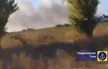 Біля Нової Каховки горить склад окупантів — Андрющенко