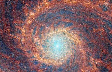 Телескоп «Джеймс Вебб» показав велику спіральну галактику
