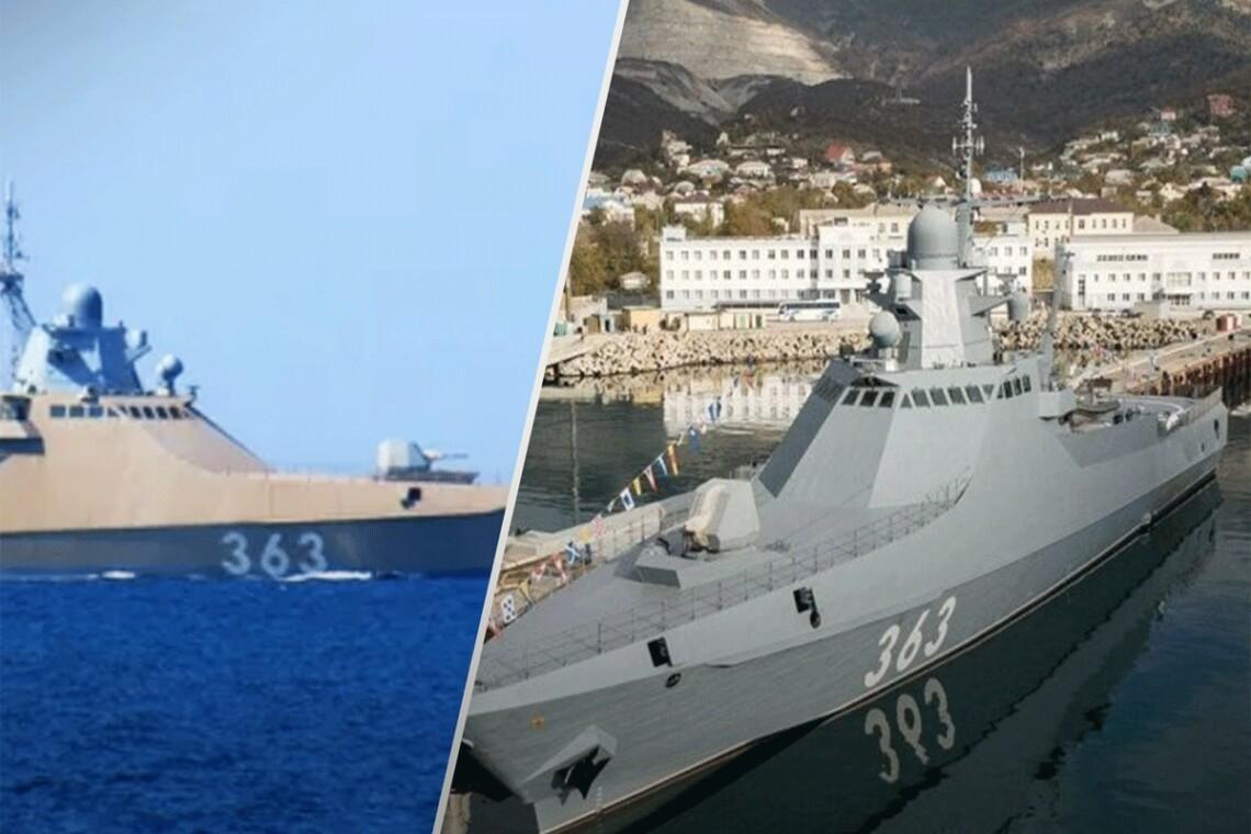 У ВМС повідомили, куди попрямували атаковані біля Криму російські кораблі