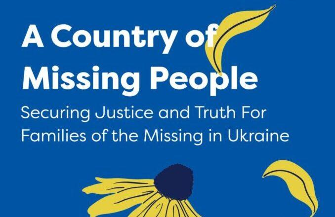 Kevin Sullivan: In terms of the scale of the missing persons issue in Ukraine, this will be a very significant and challenging legacy of the war