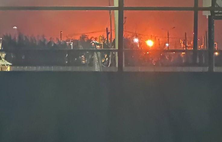 На НПЗ у Краснодарському краї після атаки БпЛА сталася пожежа (ВІДЕО)