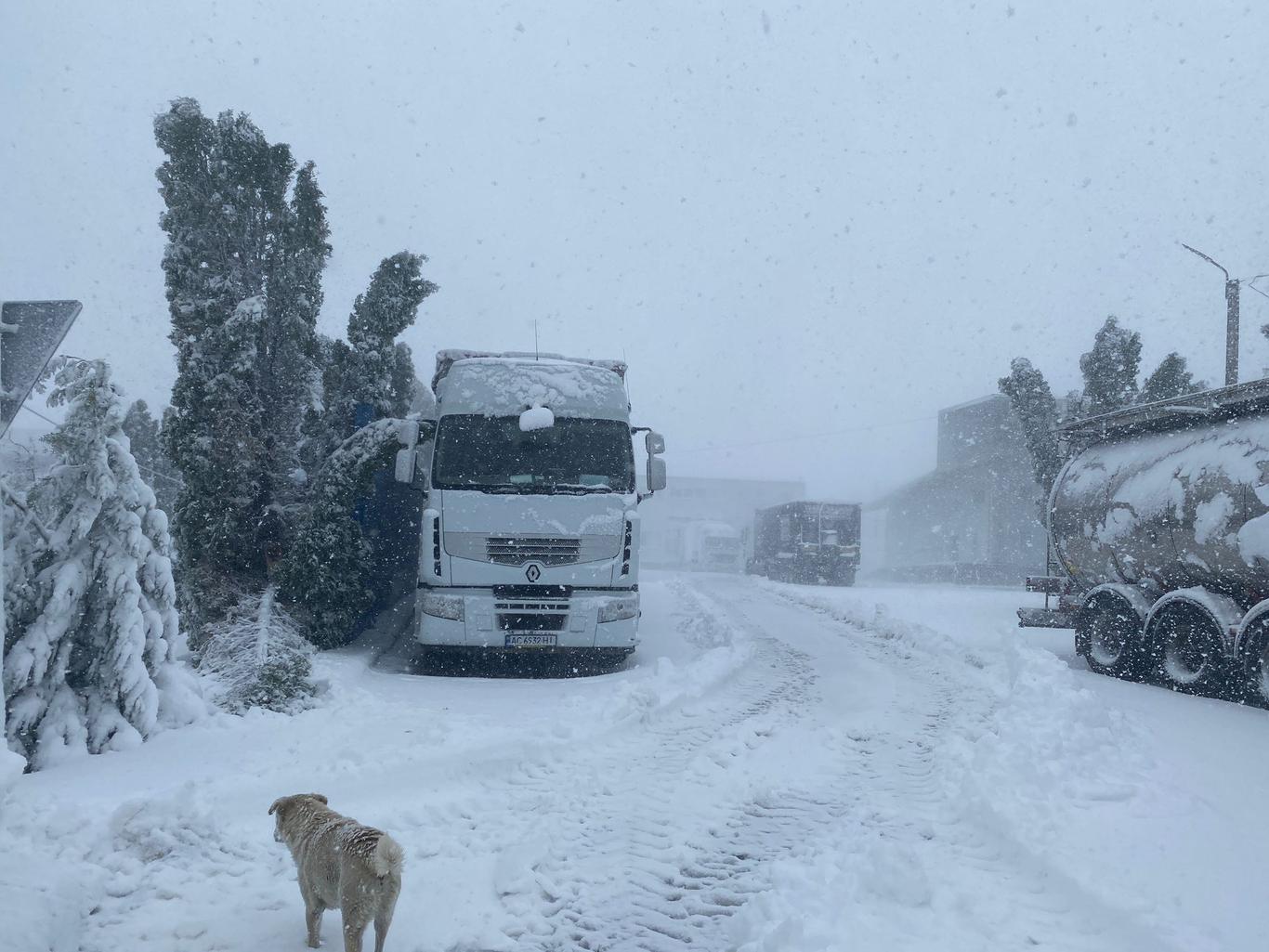 У Молдові через снігопад обмежили рух на деяких КПП