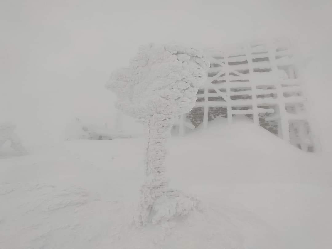 Из-за снегопадов в Карпатах есть опасность лавин