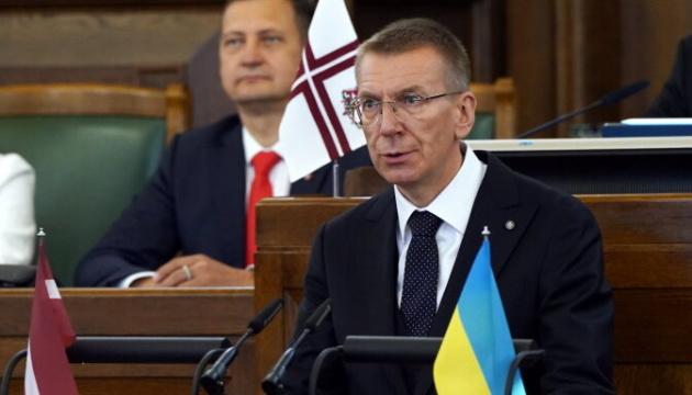 Президент Латвії пояснив, чому Європа має зупинити російську агресію в Україні