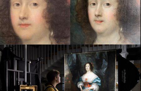 Реставратори забрали «фільтри краси» з портрета Діани Сесіл, яку написали в XVII столітті