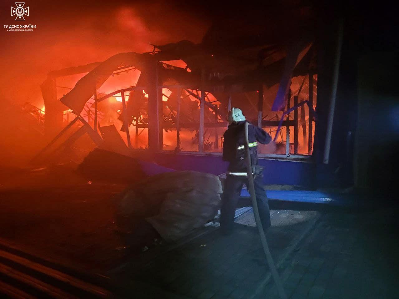 Росіяни вночі атакували два райони Миколаївщини, є влучання (ФОТО)