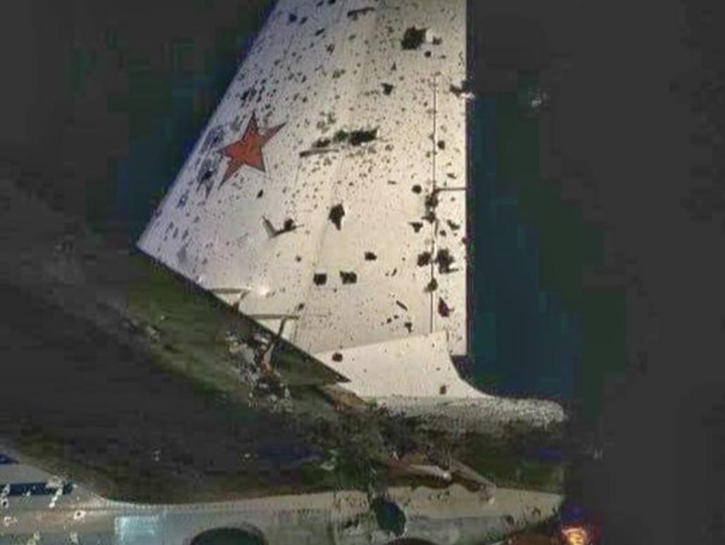 Ушкодження свідчать про те, що була атака зенітною ракетою — військовий експерт про ушкодження Іл-22