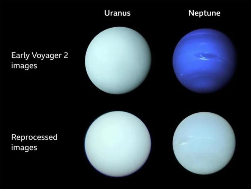 Астрономи вперше показали справжні кольори Нептуну й Урану