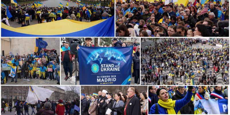 Акції на підтримку України відбулися у 69 країнах і на всіх континентах