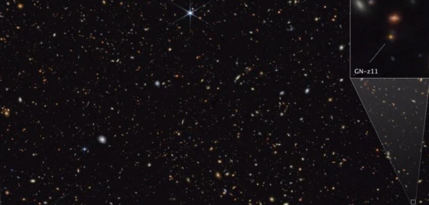 Телескоп «Джеймс Вебб» зазирнув у найвіддаленішу галактику