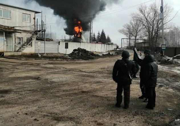 У Курській області після атаки БпЛА сталася пожежа на важливому комбінаті (ВІДЕО)