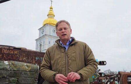 «I am here to raise the alarm» — British Defence Secretary recorded an address from the centre of Kyiv (VIDEO)