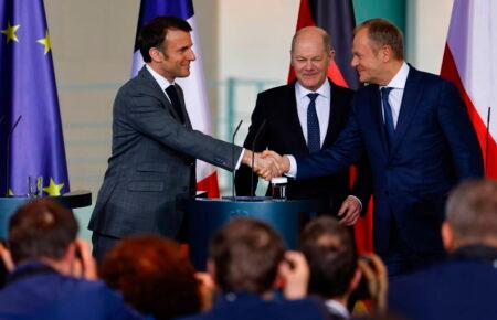 Лідери Франції, Німеччини й Польщі домовилися збільшити підтримку України