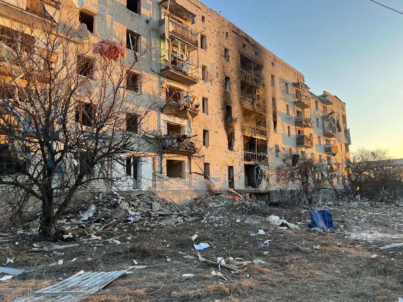На Харківщині за добу артилерійських та мінометних ударів зазнали близько 15 населених пунктів