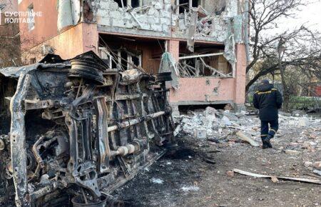 ОНОВЛЕНО: Після удару по Полтаві декілька людей досі у лікарні, 1 — у тяжкому стані