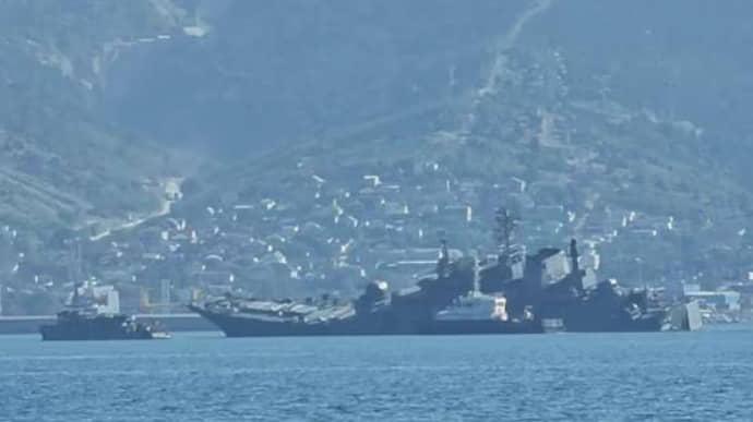 Кримські партизани виявили залишки кораблів ЧФ РФ у Новоросійську