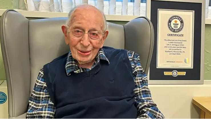 Книга рекордів Гіннеса назвала нового найстарішого чоловіка у світі