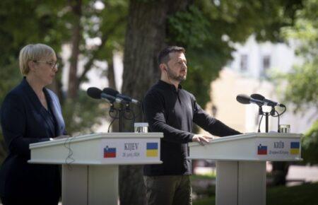 «Росія окрім сили нічого не розуміє» — Зеленський під час зустрічі з президенткою Словенії