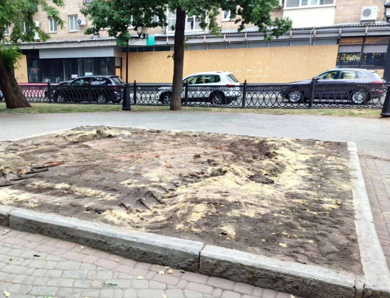 У Харкові демонтували постамент пам'ятника Пушкіну (ФОТО)