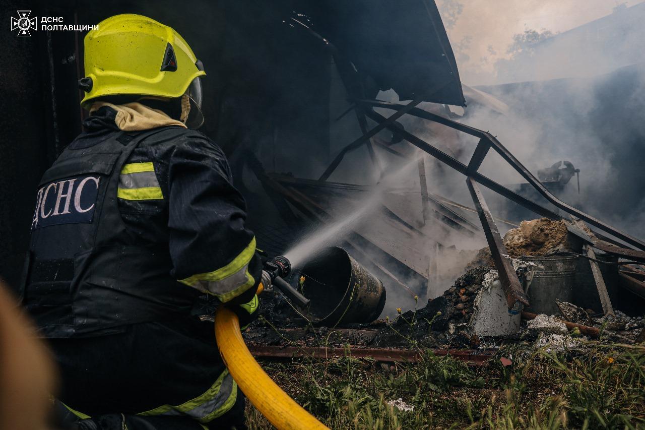 Удар по Полтавському району: пошкоджені дитсадочок, школа і поліклініка, серед постраждалих — діти