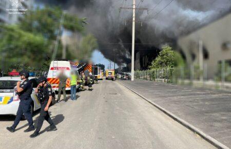 Missile strike on Odesa: fire at civilian facility continues, three injured reported