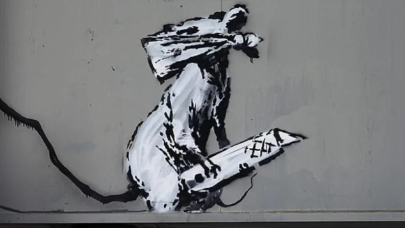 У Франції засудили крадія роботи Бенксі