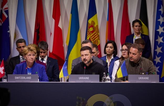 Зеленський закликав представників країн скласти «план дій», щоб другому Саміті миру можна було зафіксувати кінець війни