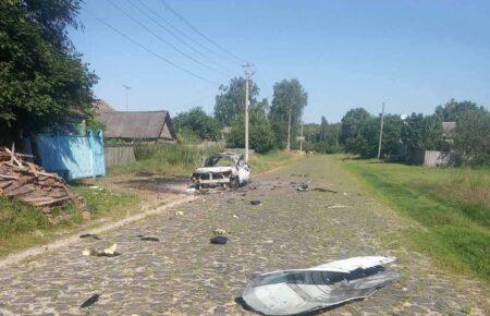 Російський дрон атакував автомобіль поліції на Сумщині