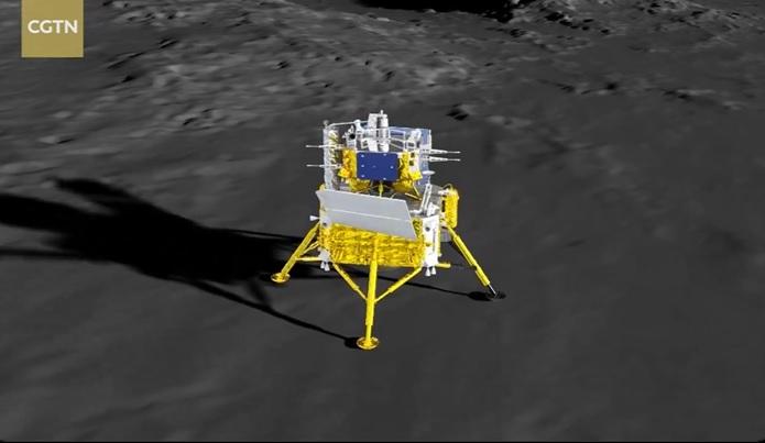 Китай успішно посадив свій зонд «Чанʼє-6» на зворотній стороні Місяця