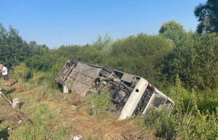 На Тернопільщині перекинувся автобус з паломниками