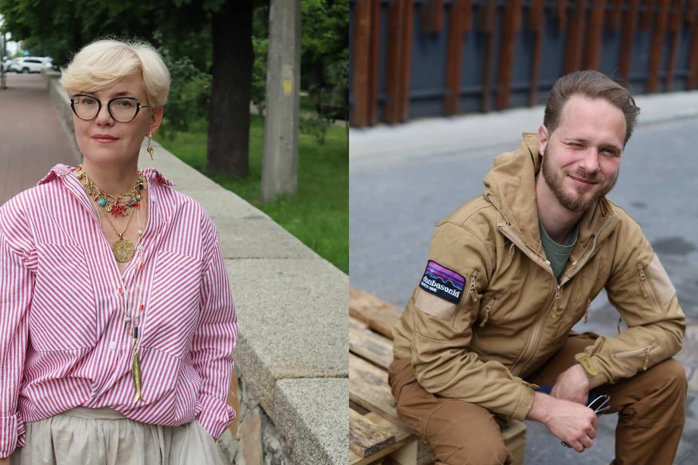 Тетяна Трощинська передала гроші з Премії ім. Ґонґадзе Андрію Кобалії, ексведучому Громадського радіо, який зараз у війську