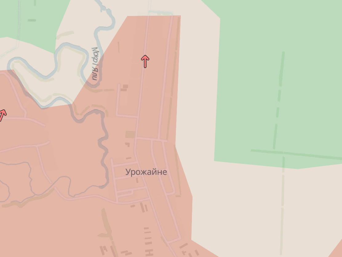 У DeepState повідомили про окупацію Урожайного