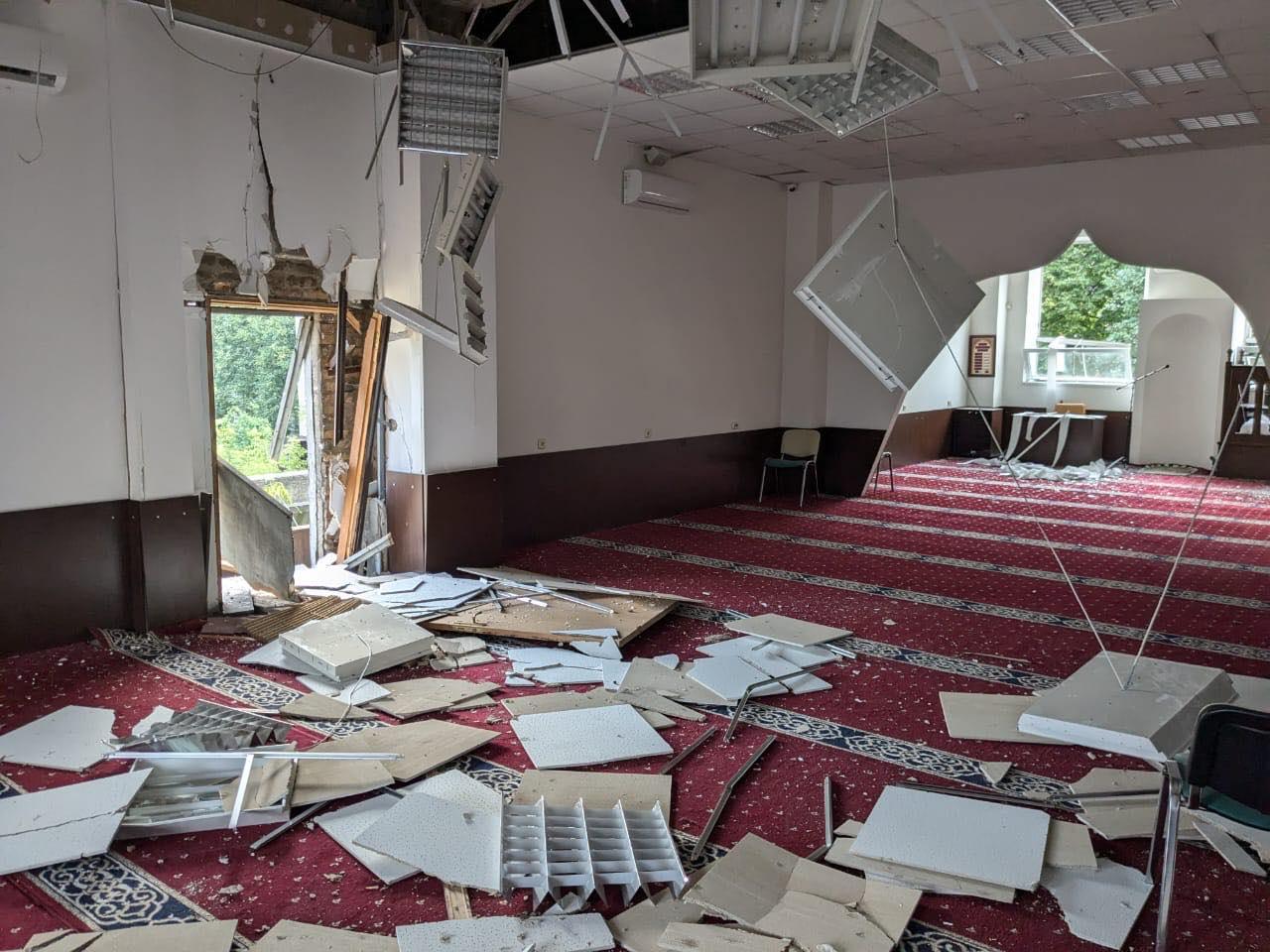 Через ракетний удар по Києву пошкоджено Ісламський культурний центр