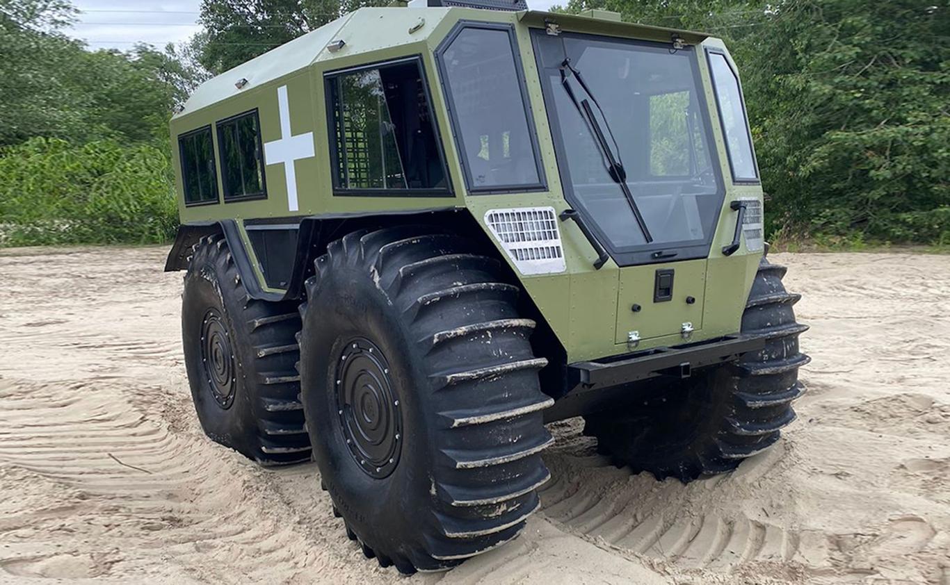 The Ministry of Defence allowed to supply a unique all-terrain amphibious vehicle TAKHA to the Armed Forces of Ukraine