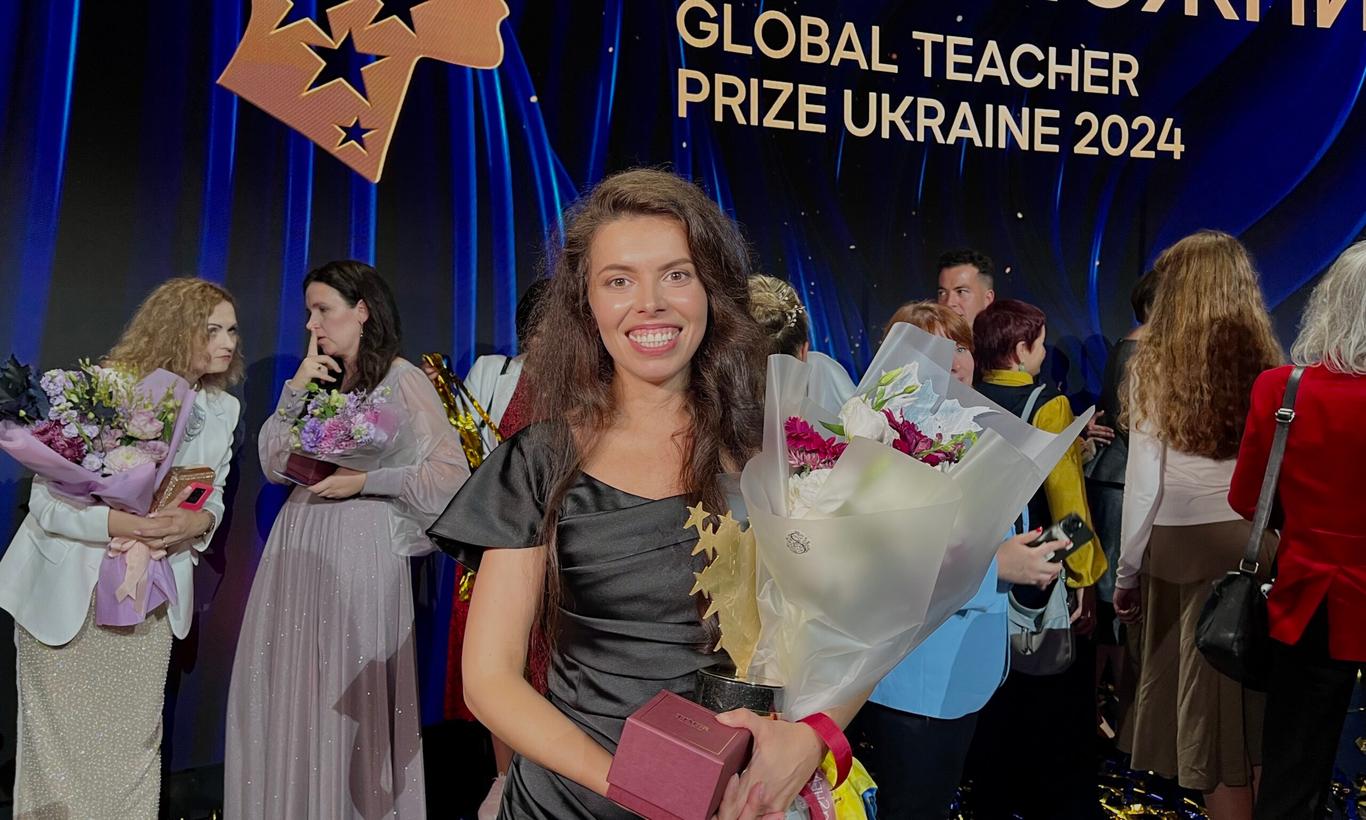 Global Teacher Prize 2025: вчителька з Івано-Франківська увійшла до переліку топ-50 педагогів світу