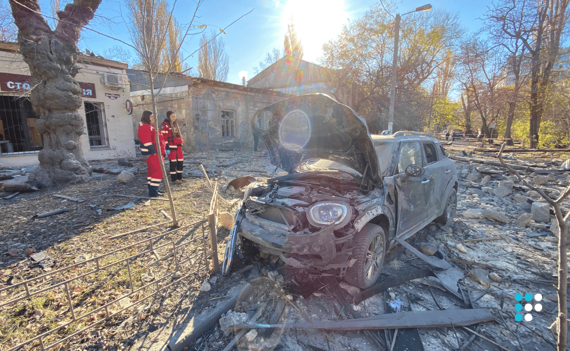 Наслідки російського удару по Одесі (ФОТО)