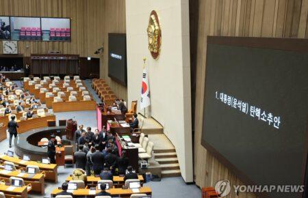 Парламент Південної Кореї схвалив імпічмент президента