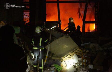 Ракета РФ влучила у промисловий об'єкт у Тернополі