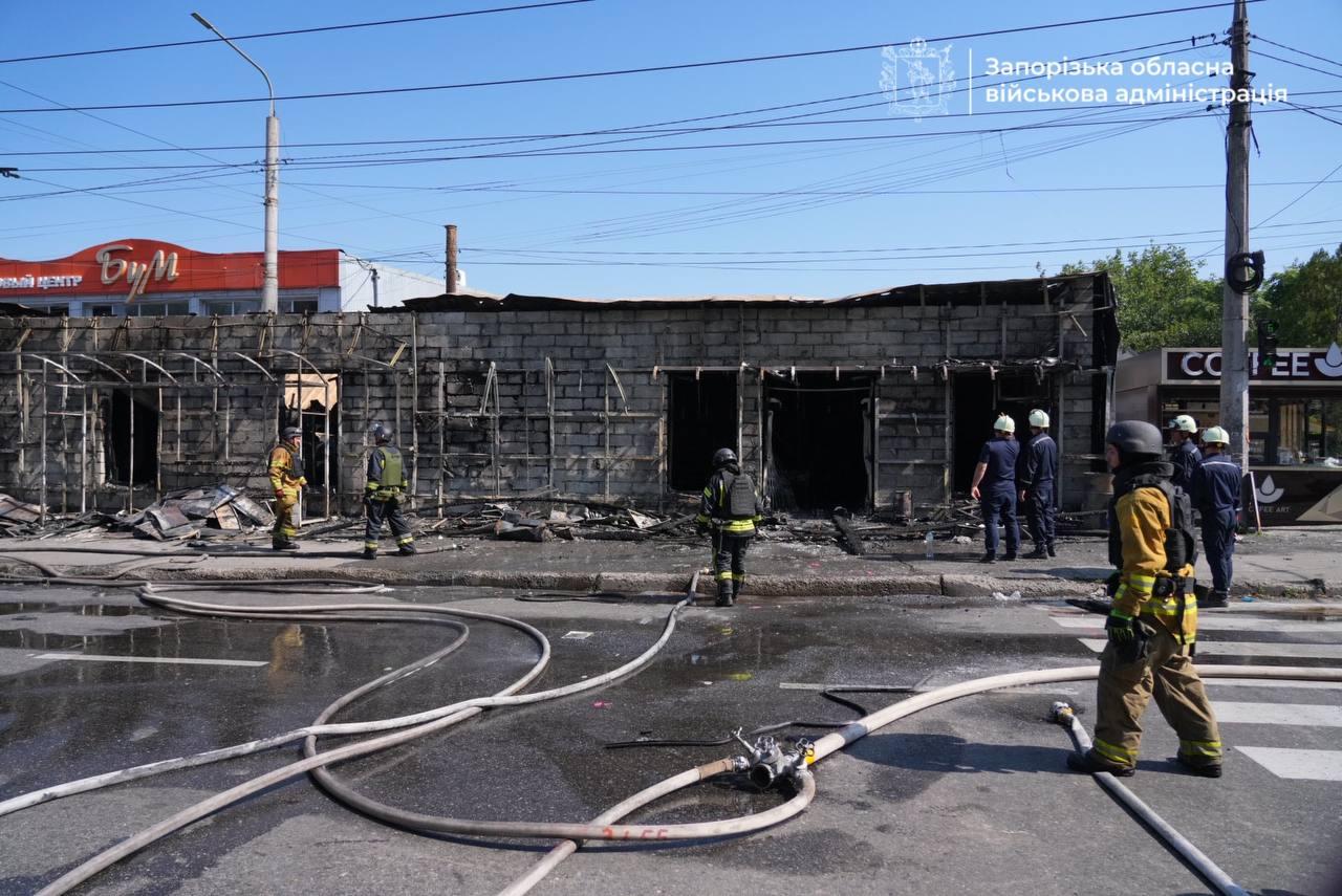 «Усе відбулося у дуже людному місці»: речник ОВА про російський ранковий удар по Запоріжжю