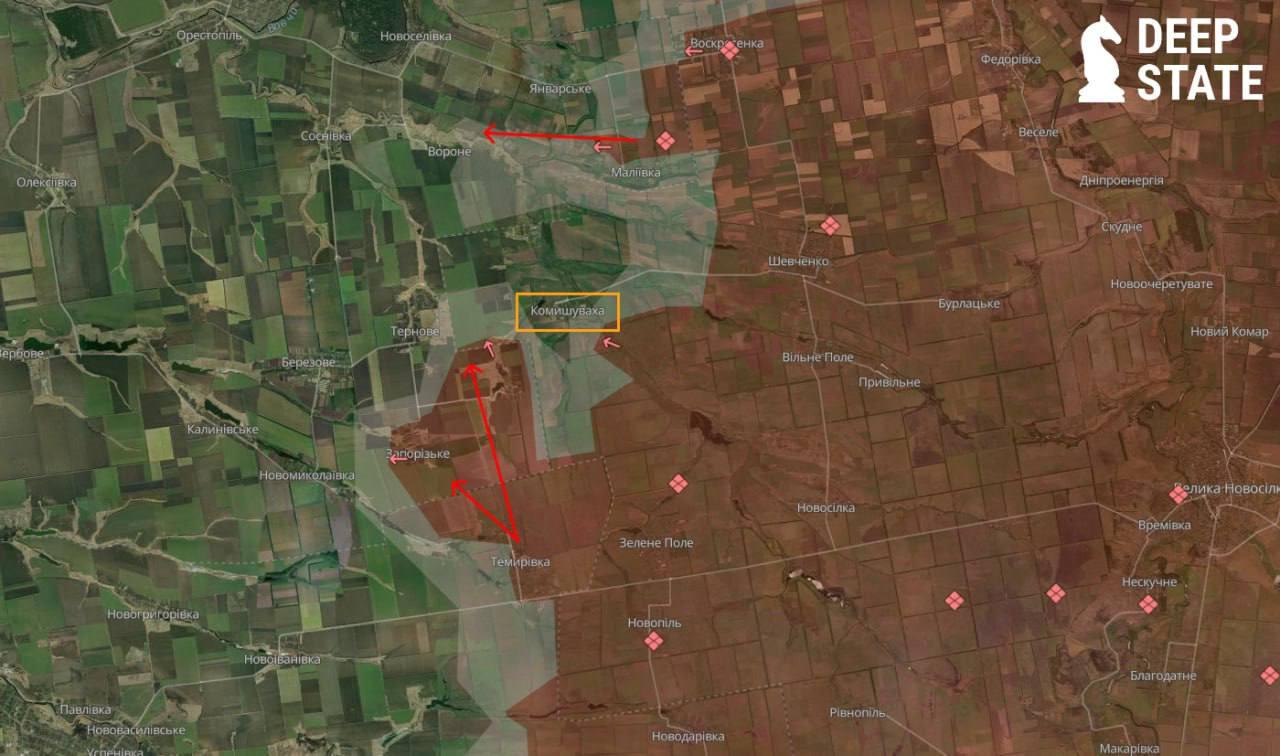 Генштаб прокоментував ситуацію на межі Донецької та Дніпропетровської областей