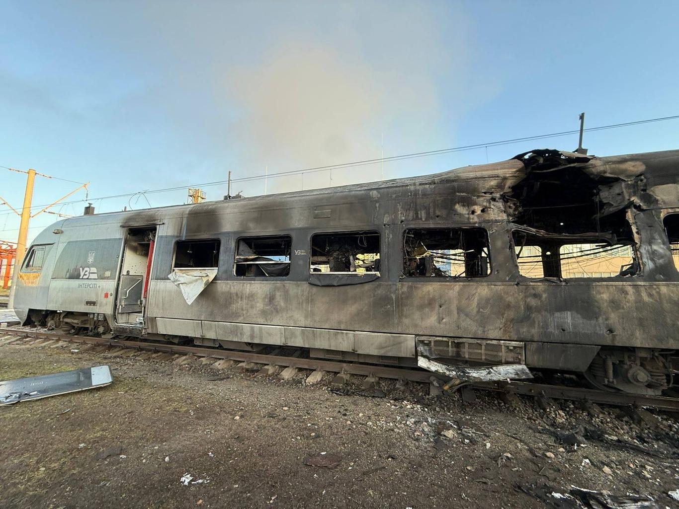 Росіяни цілеспрямовано вдарили по парку швидкісних поїздів Інтерсіті+