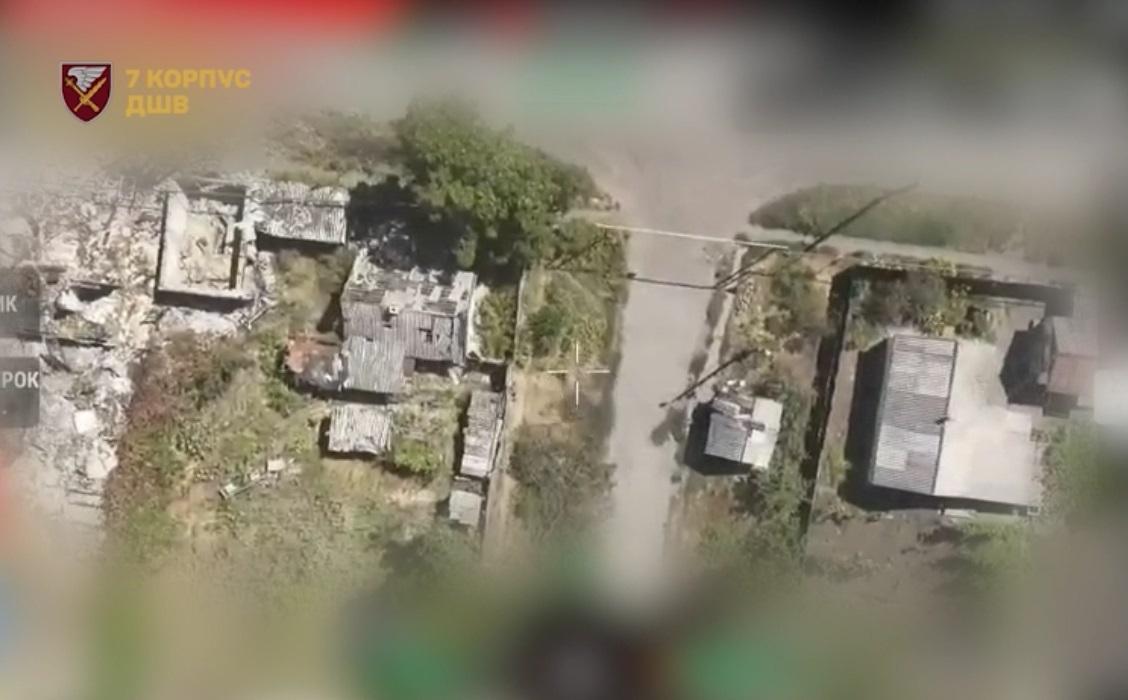 Десантники показали відео знищення російських ДРГ в Покровську