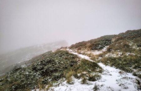 У Карпатах випав сніг (ФОТО, ВІДЕО)