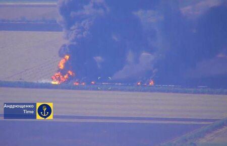 Біля окупованого Токмака підірвали російський потяг із пальним (ФОТО, ВІДЕО)