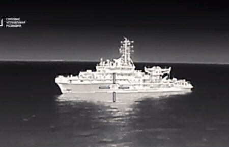 ГУР уразило корабель ЧФ РФ під Новоросійськом, який коштує 60 мільйонів доларів (ВІДЕО)